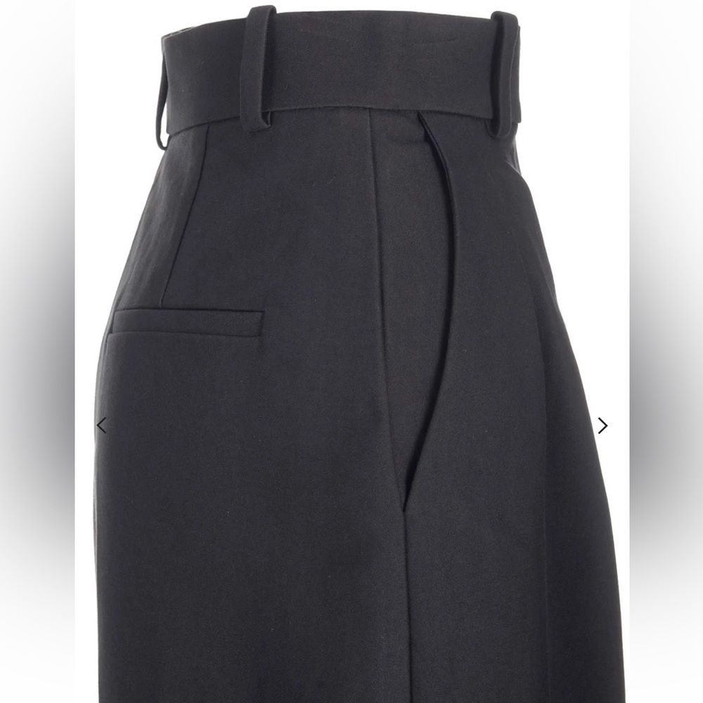 KHAITE Black Wide Leg Pants RUNS SMALL - Picture 6 of 11